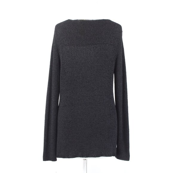 Dana Buchman Cardigan $248 Sz S Black Open Knit Rayon Nylon Cardigan - Picture 7 of 12